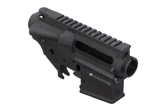 JP Enterprises JP-15 Forged Receiver Set has a t-marked upper receiver